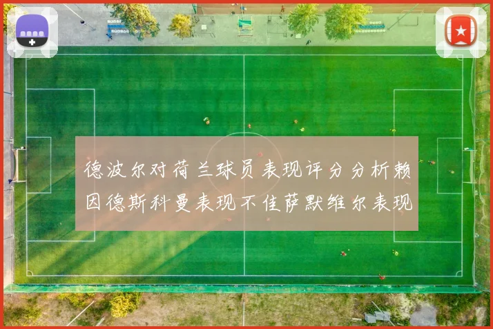 德波尔对荷兰球员表现评分分析赖因德斯科曼表现不佳萨默维尔表现出色